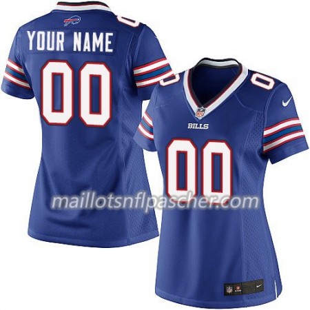 Maillot Buffalo Bills Custom Bleu - Femme